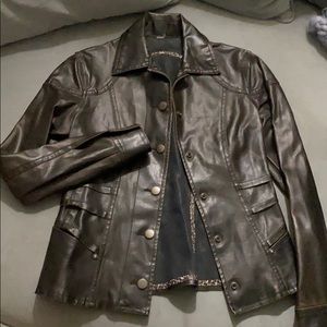 Pleather Cute Jacket